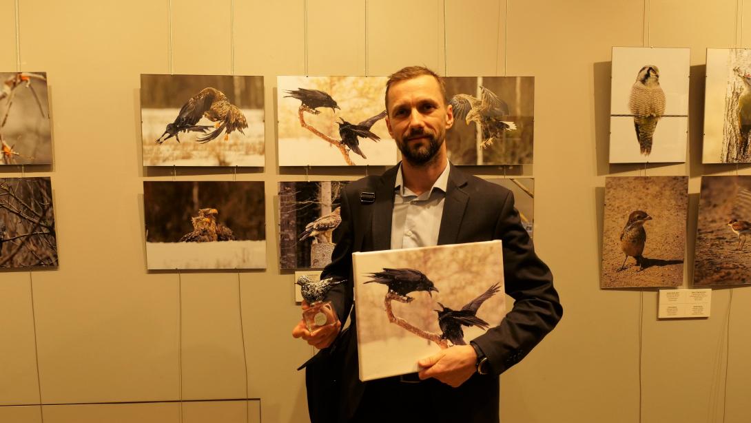 Fotokonkursa „Mans putns 2023” laureātu apbalvošana un izstādes atklāšana