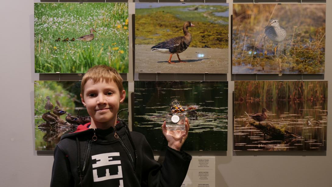 Fotokonkursa „Mans putns 2024” laureātu apbalvošana un izstādes atklāšana