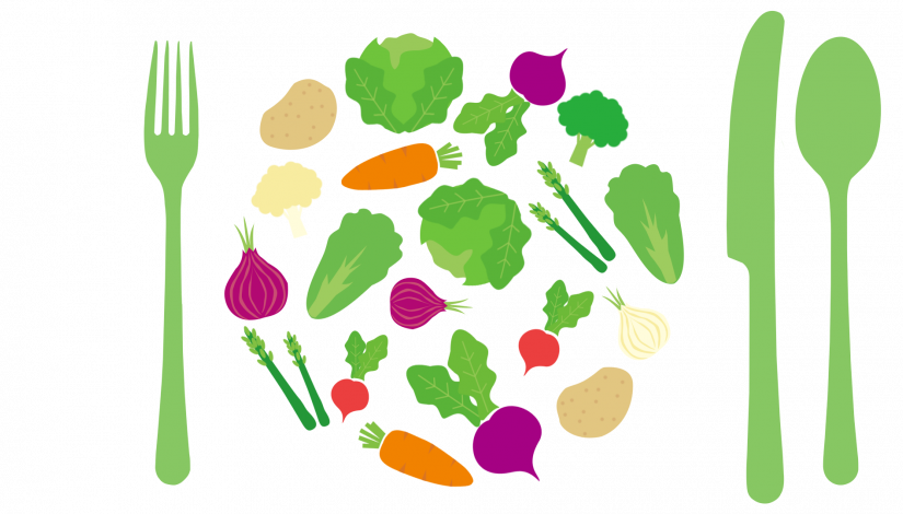 Экологически чистая овощная еда